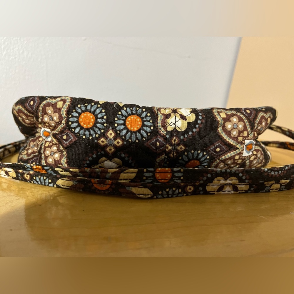 Vera Bradley Shoulder Bag Canyon Pattern, Brown, Blue - Picture 5 of 7